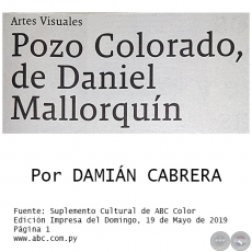 POZO COLORADO, DE DANIEL MALLORQUÍN - Artes Visuales - Por DAMIÁN CABRERA - Domingo, 19 de Mayo de 2019